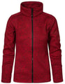 Dames Fleece vest Promodoro 7725 heather Rood